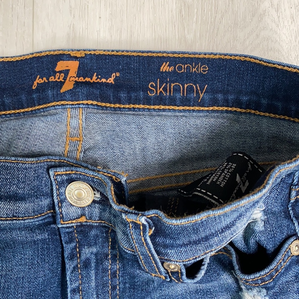 7 For All Mankind The Skinny Ankle Jeans_2